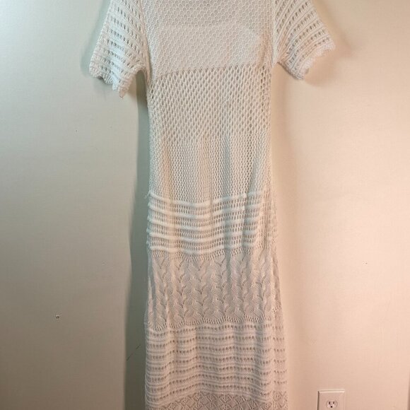 Women's Cotton Solitaire Crochet Beach/Spring Maxi Dress Boho and Elegant - Picture 5 of 16